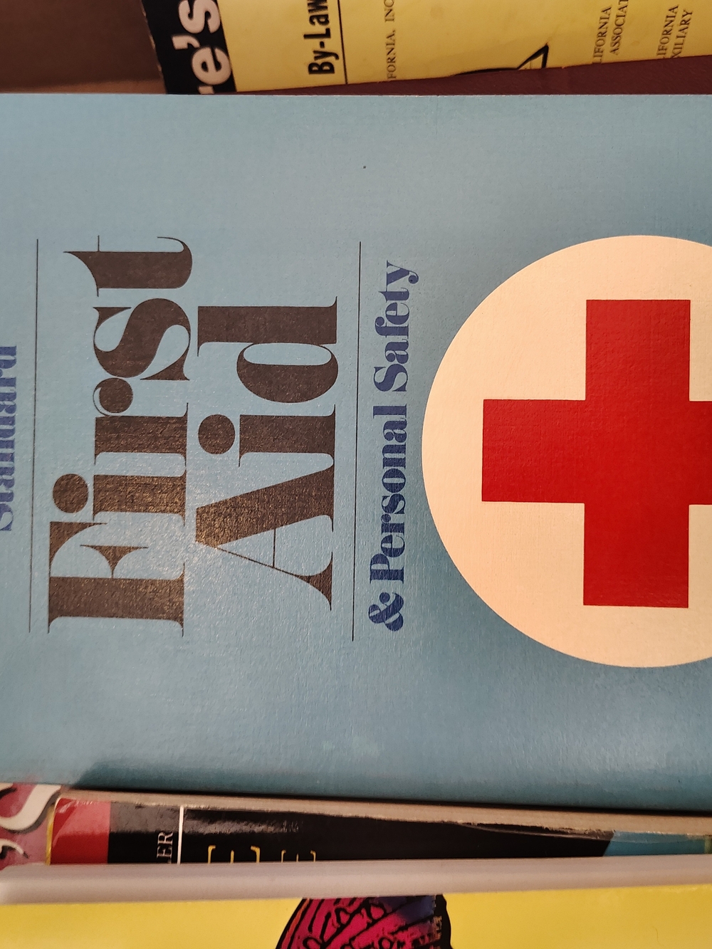 First Aid & Personal Safety Handbook - Light Blue with Red Cross